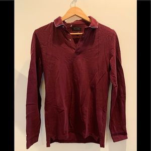 Massimo Dutti long sleeve polo classy